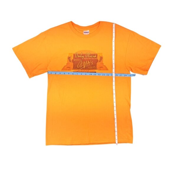 Only Olivia Newton-John Fan Club Steps Great Walk Beijing Orange T-Shirt Medium - Picture 5 of 6